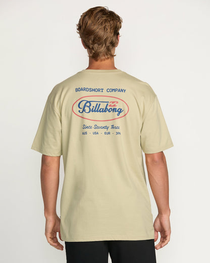 Billabong Men's Bad Dog Pocket Regular Tee - Desert