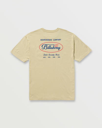 Billabong Men's Bad Dog Pocket Regular Tee - Desert