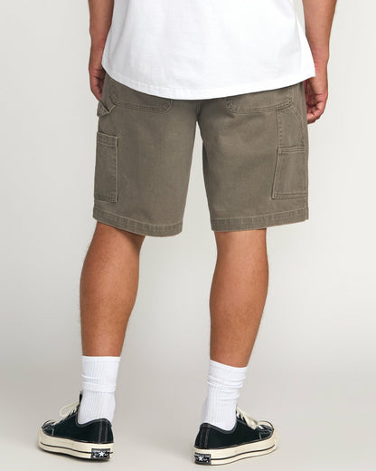 Billabong Men's Bad Dog 21\" Workwear Shorts - Brown