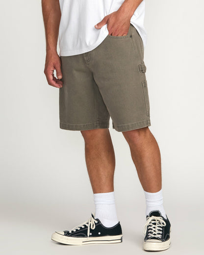 Billabong Men's Bad Dog 21\" Workwear Shorts - Brown