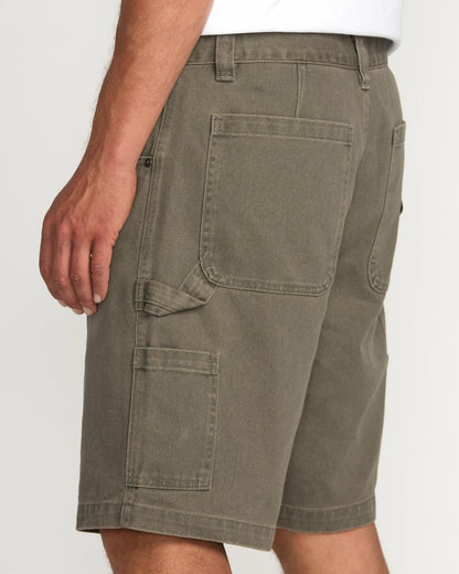 Billabong Men's Bad Dog 21\" Workwear Shorts - Brown