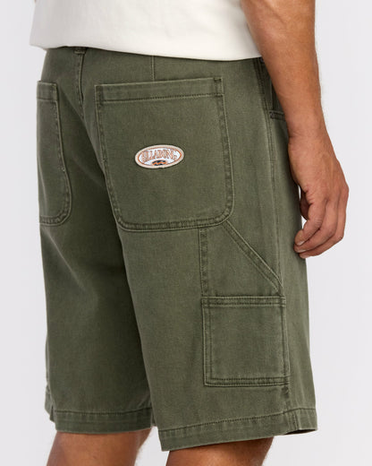 Billabong Men's Bad Dog 21\" Workwear Shorts - Dark Military
