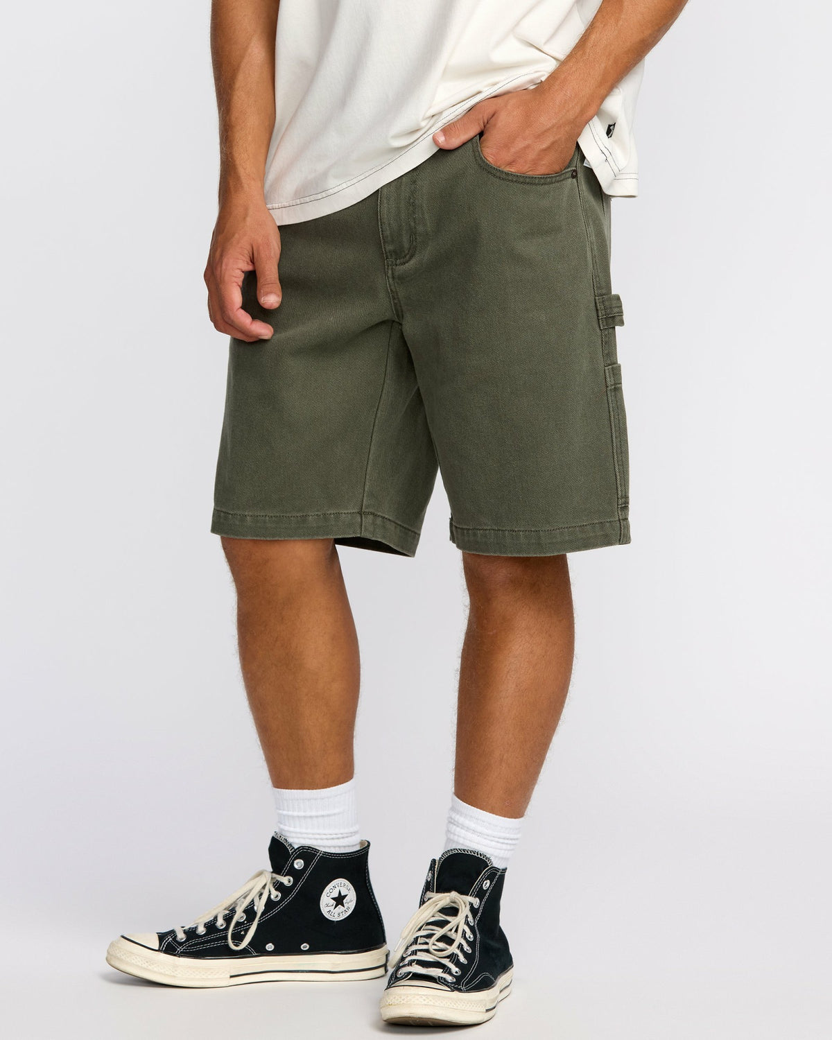 Billabong Men's Bad Dog 21\" Workwear Shorts - Dark Military