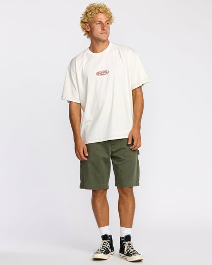 Billabong Men's Bad Dog 21\" Workwear Shorts - Dark Military
