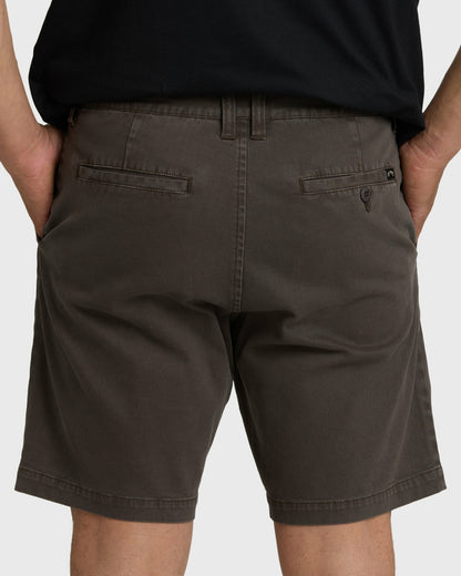 Billabong Men's 73 Wave Washed Chino Shorts - Raven