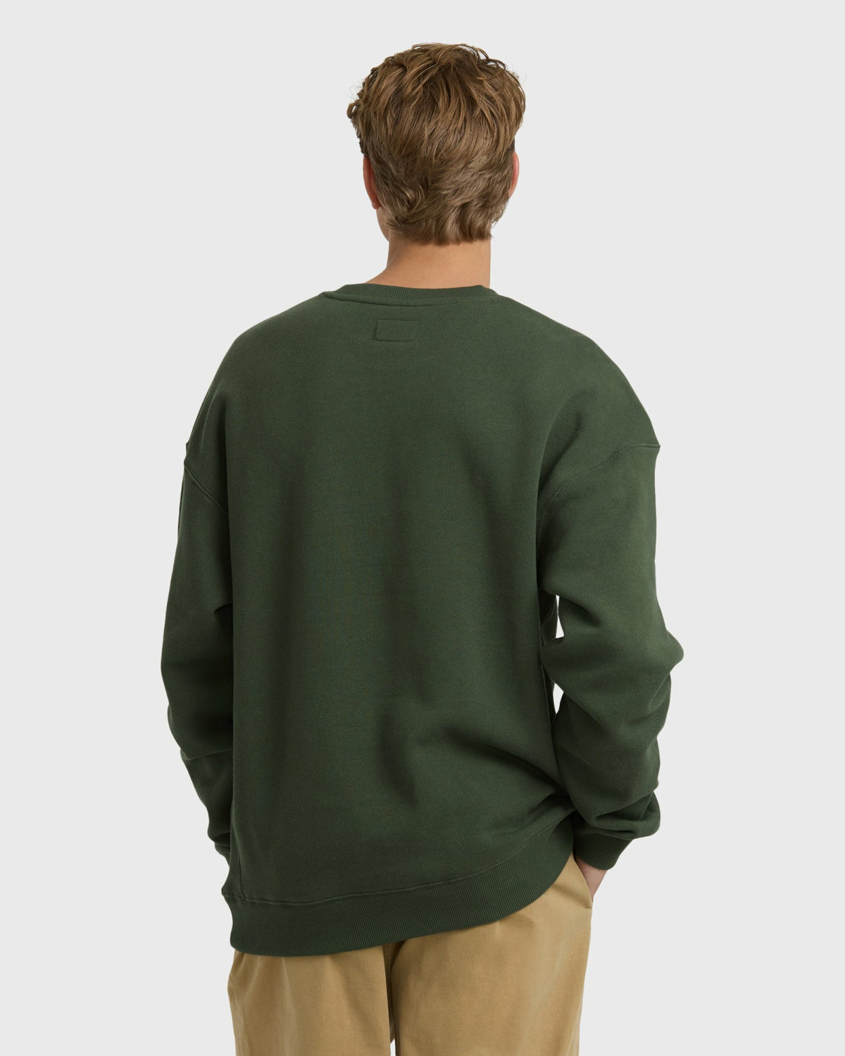 Billabong Men's Fort Garage Crewneck Sweatshirt - Olive