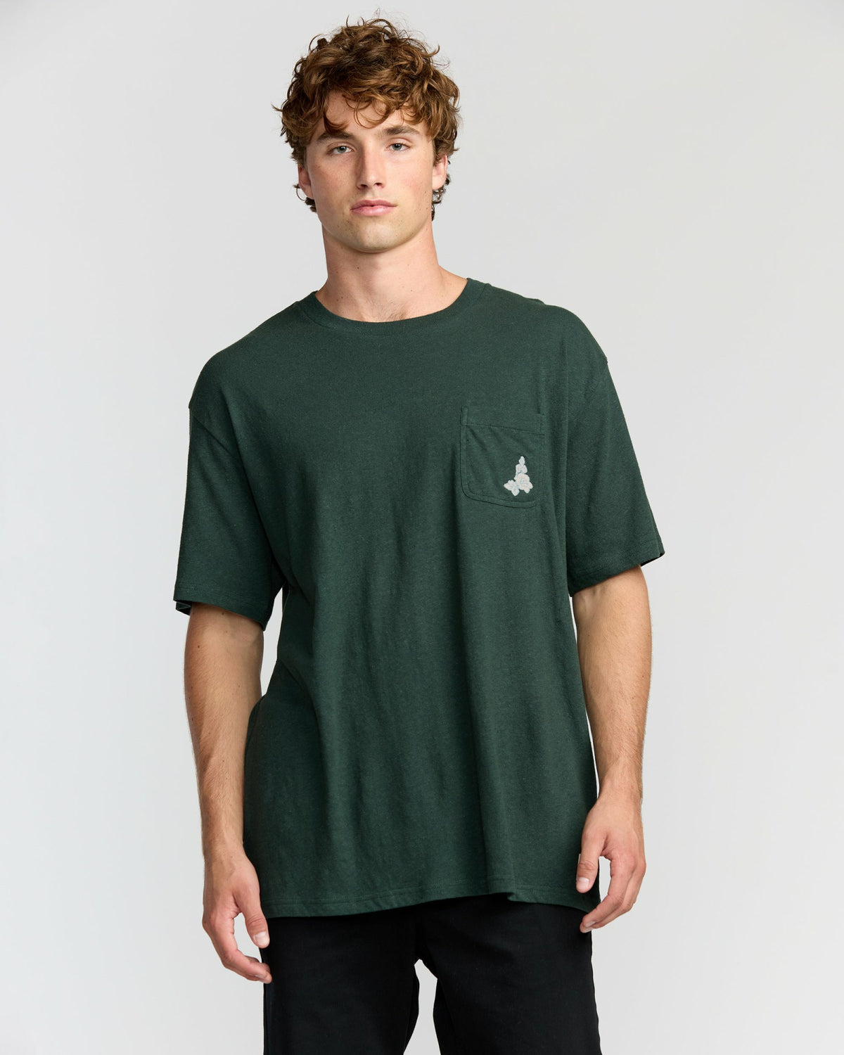 Billabong Men's Austin Garage Regular Pocket Short Sleeve T-Shirt - Teal