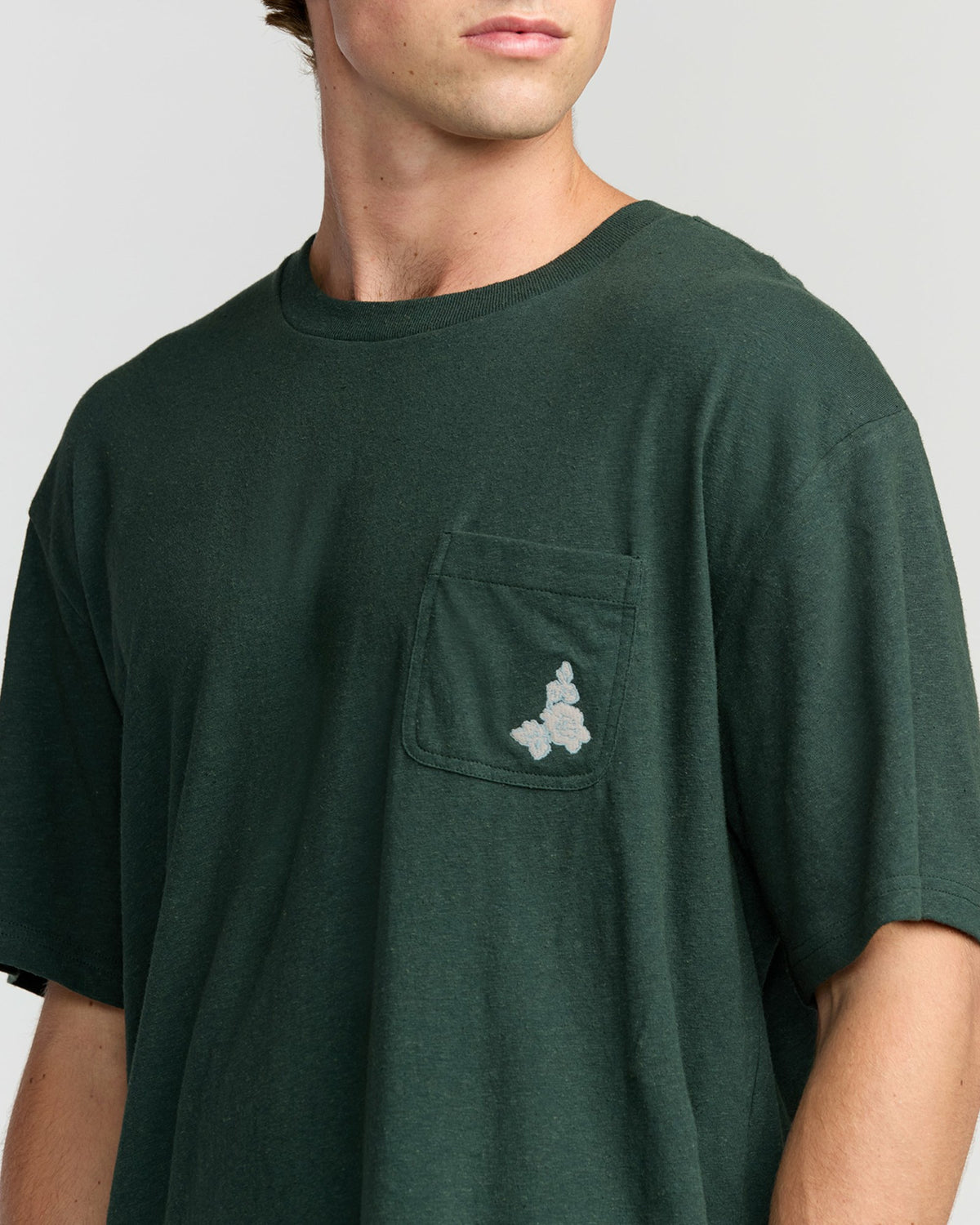Billabong Men's Austin Garage Regular Pocket Short Sleeve T-Shirt - Teal