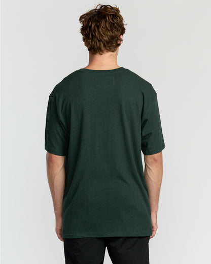 Billabong Men's Austin Garage Regular Pocket Short Sleeve T-Shirt - Teal