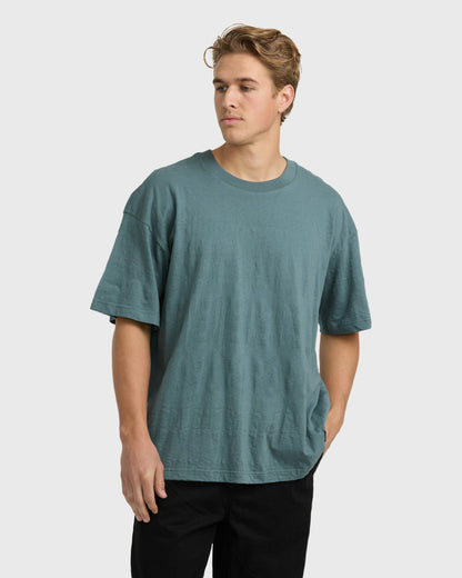 Billabong Men's Needle Garage Short Sleeve T-Shirt - Ash