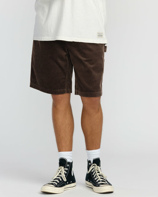 Billabong Men's Larry Cord Garage Shorts - Chocolate