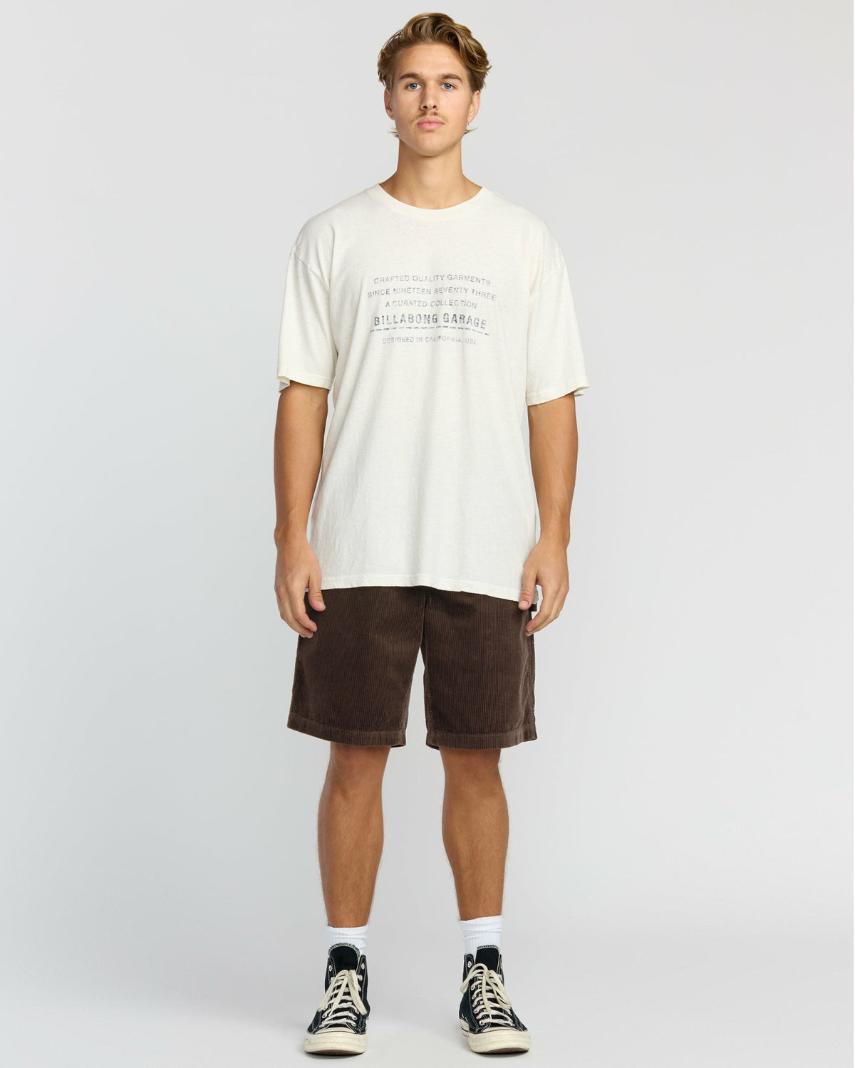 Billabong Men's Larry Cord Garage Shorts - Chocolate
