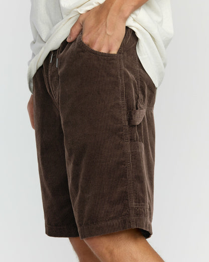 Billabong Men's Larry Cord Garage Shorts - Chocolate
