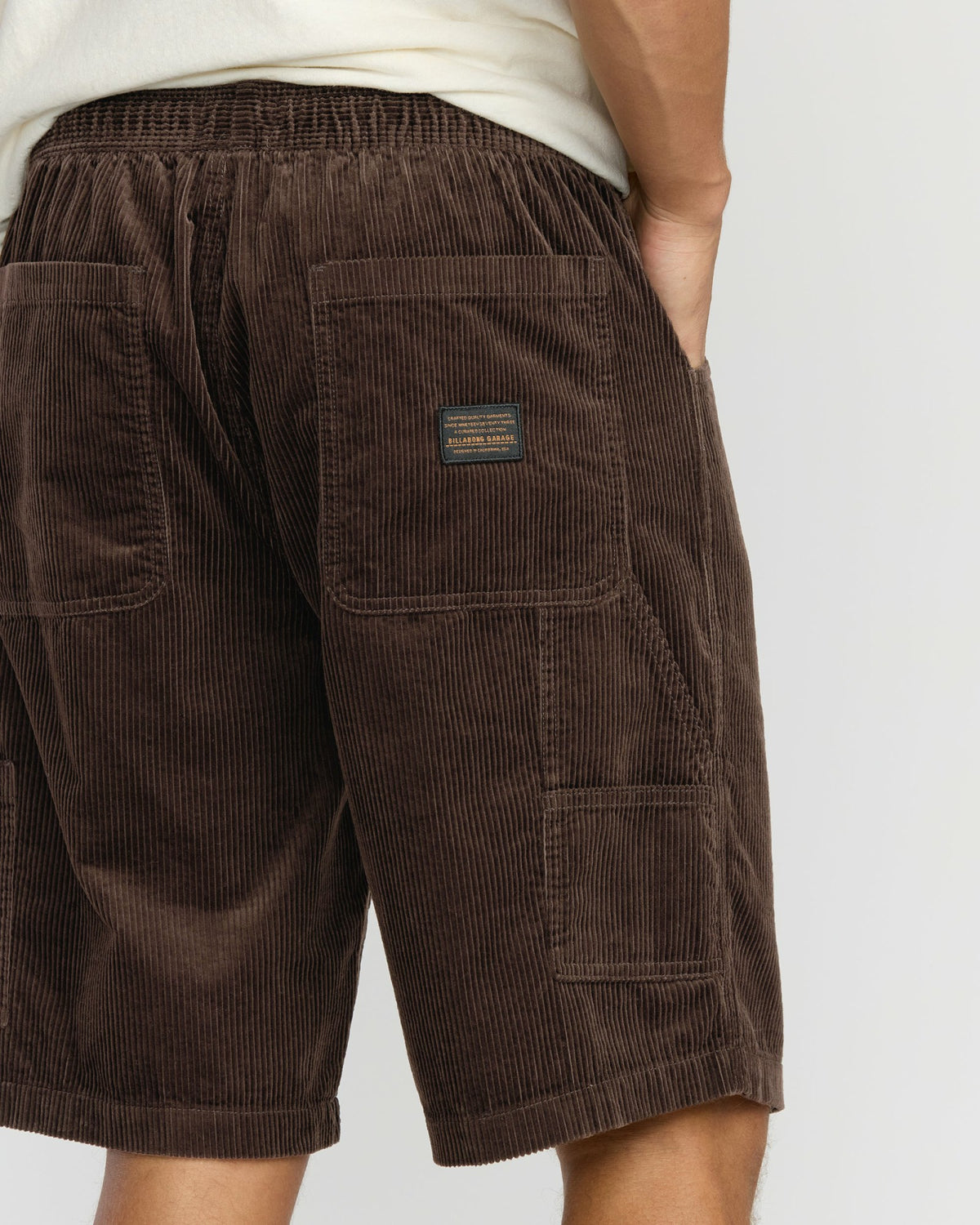 Billabong Men's Larry Cord Garage Shorts - Chocolate