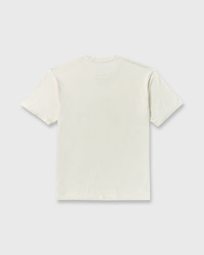 Billabong Men's The Label Garage Regular Short Sleeve T-Shirt - Off White