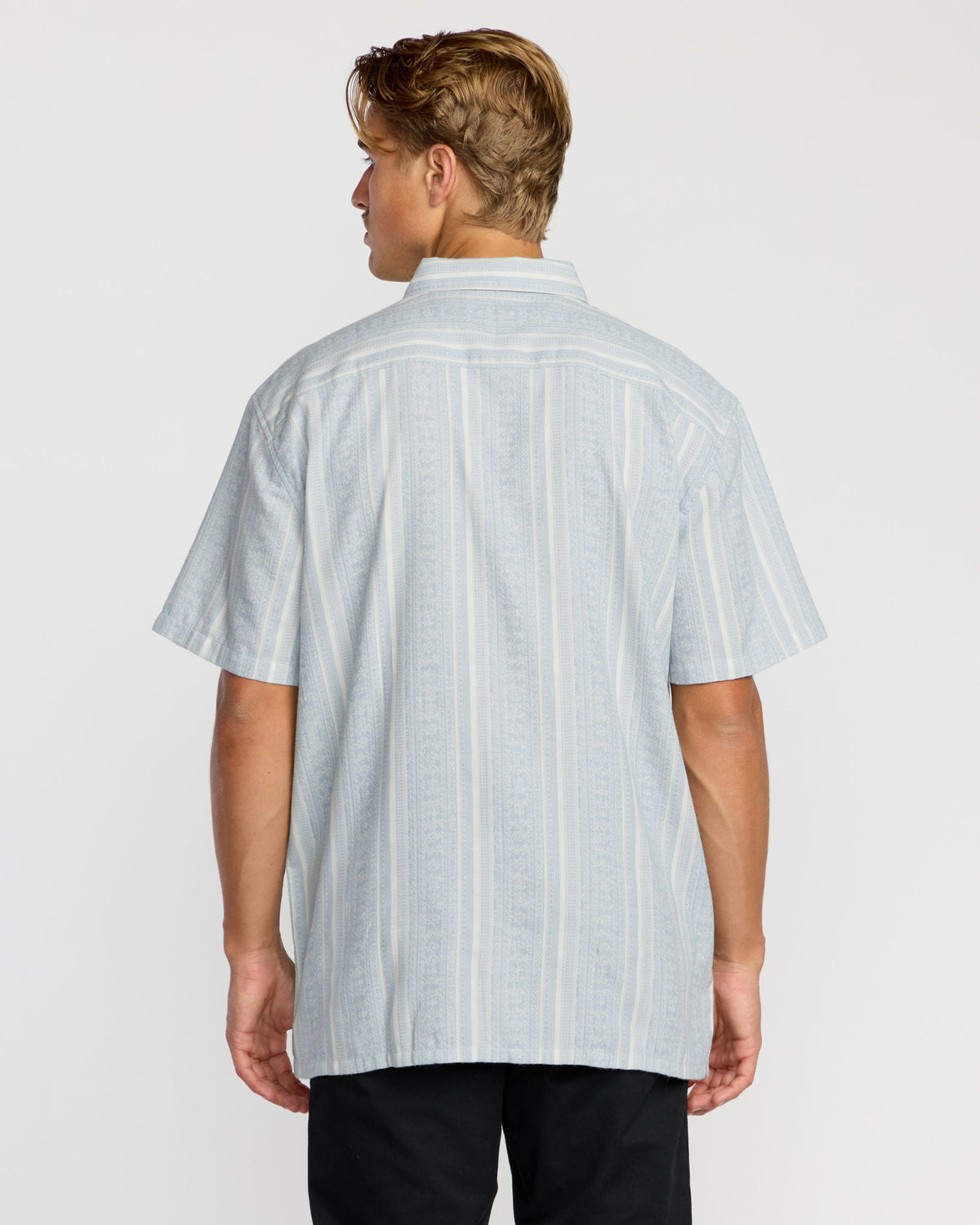 Billabong Men's Sunshines Garage Short Sleeve Shirt - Stone Blue