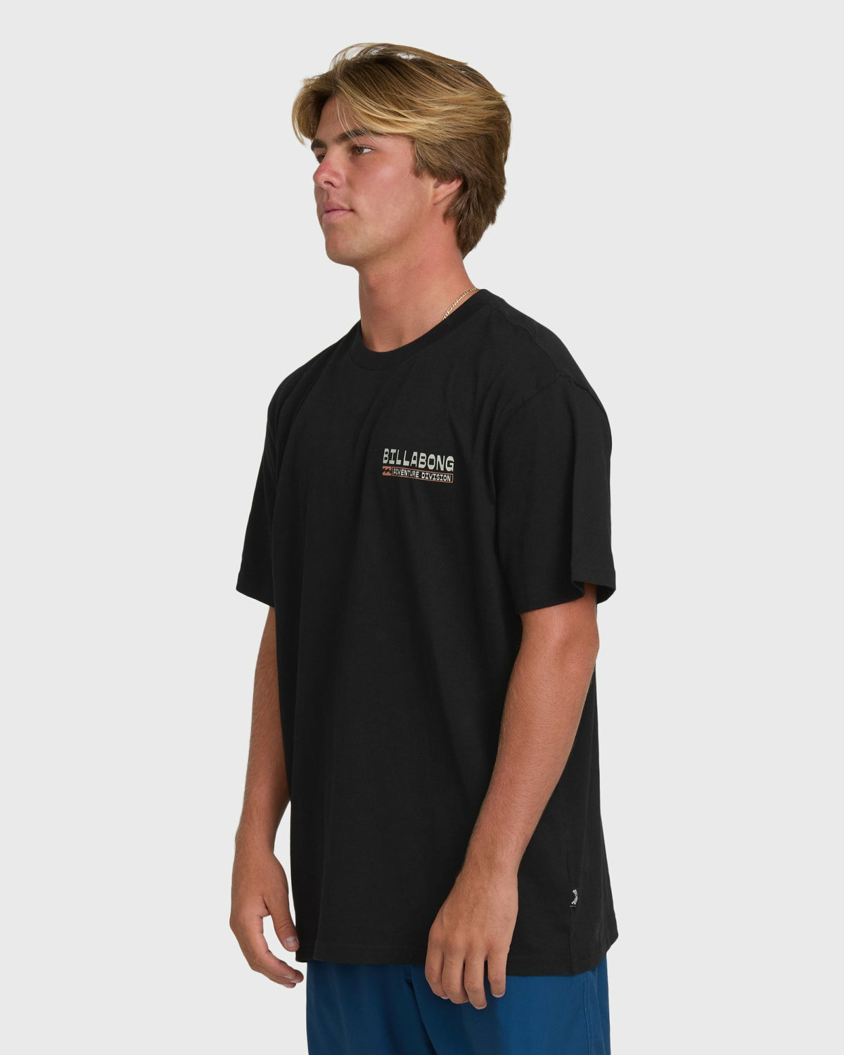 Billabong Men's A\/Div Agave Premium Short Sleeve Cotton T-Shirt - Black