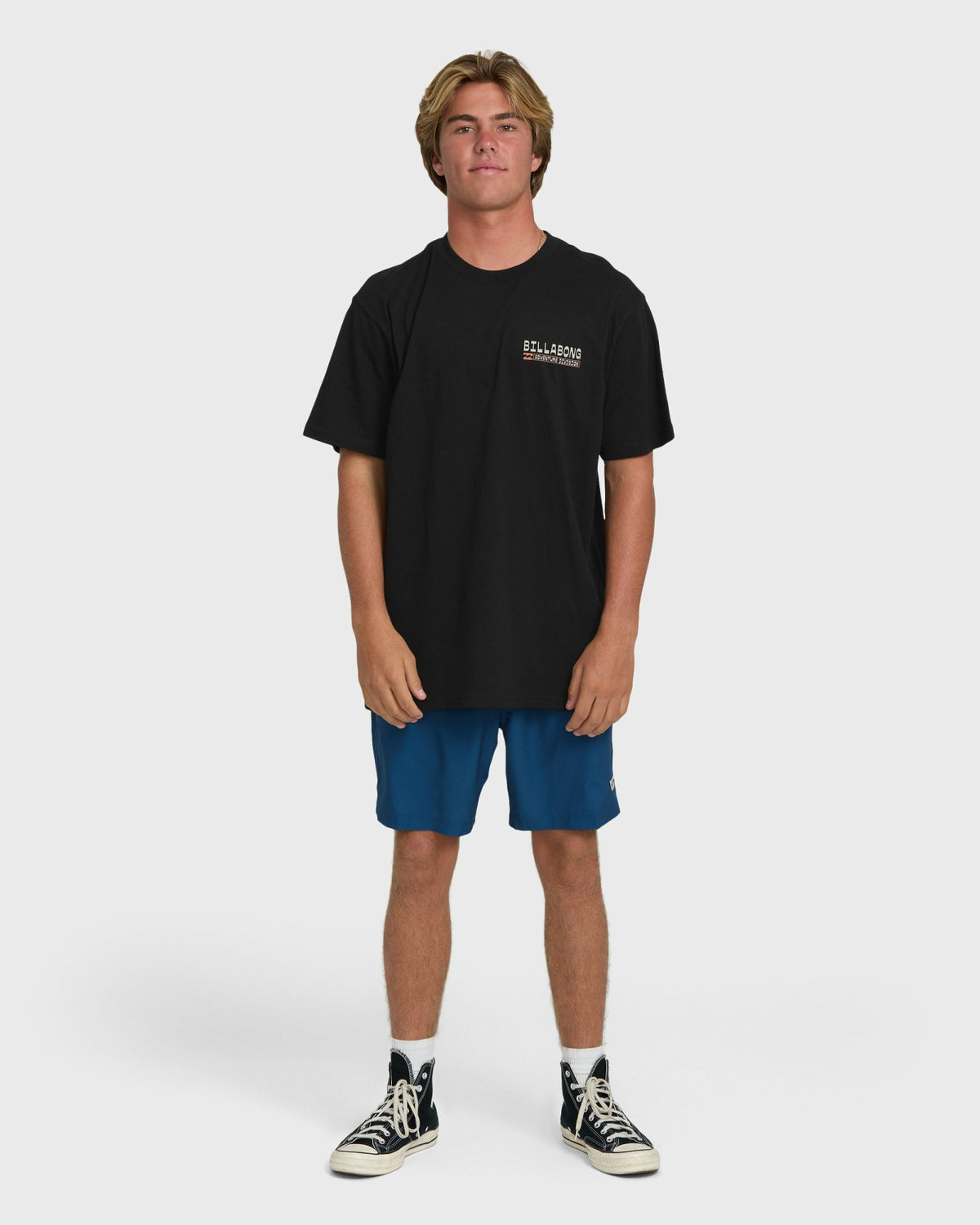 Billabong Men's A\/Div Agave Premium Short Sleeve Cotton T-Shirt - Black