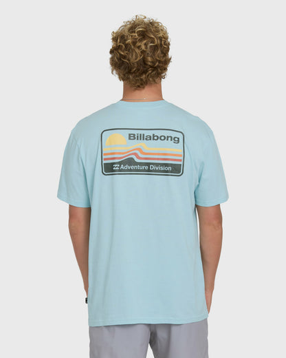 Billabong Men's A\/Div Range Premium Short Sleeve T-Shirt - Winter Sky