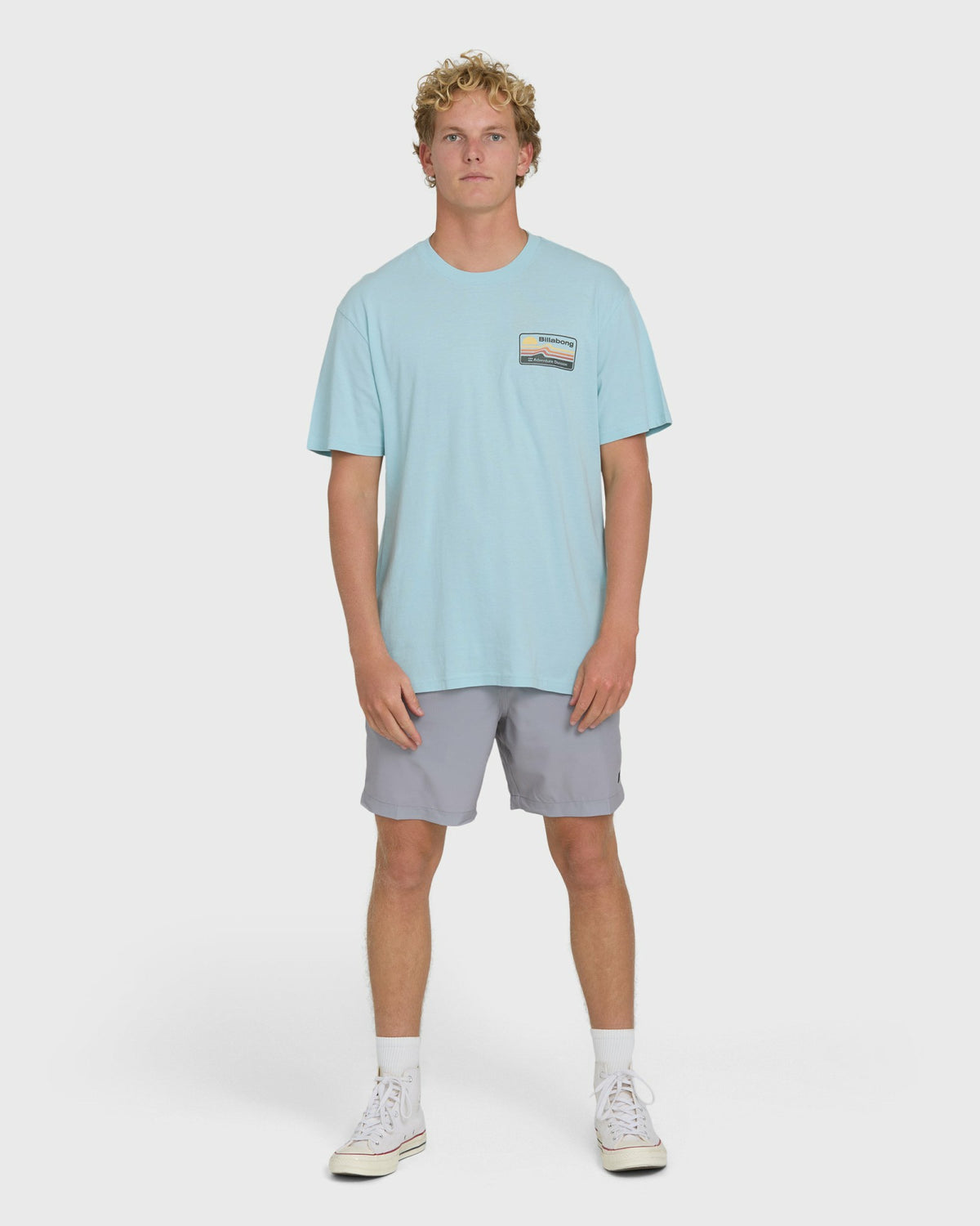 Billabong Men's A\/Div Range Premium Short Sleeve T-Shirt - Winter Sky
