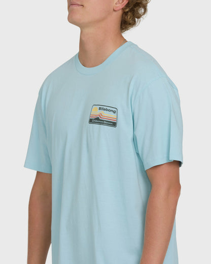 Billabong Men's A\/Div Range Premium Short Sleeve T-Shirt - Winter Sky