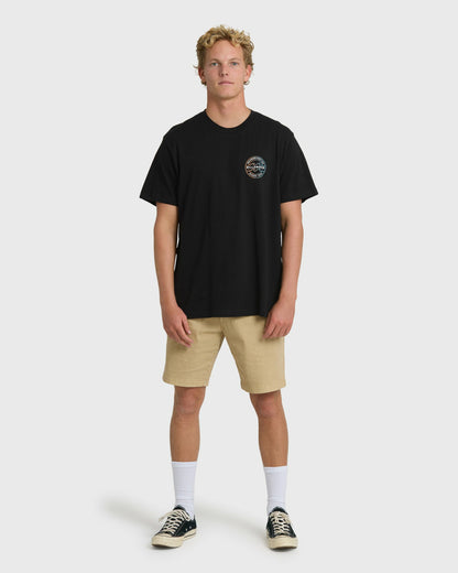 Billabong Men's Hollow Premium Short Sleeve T-Shirt - Black