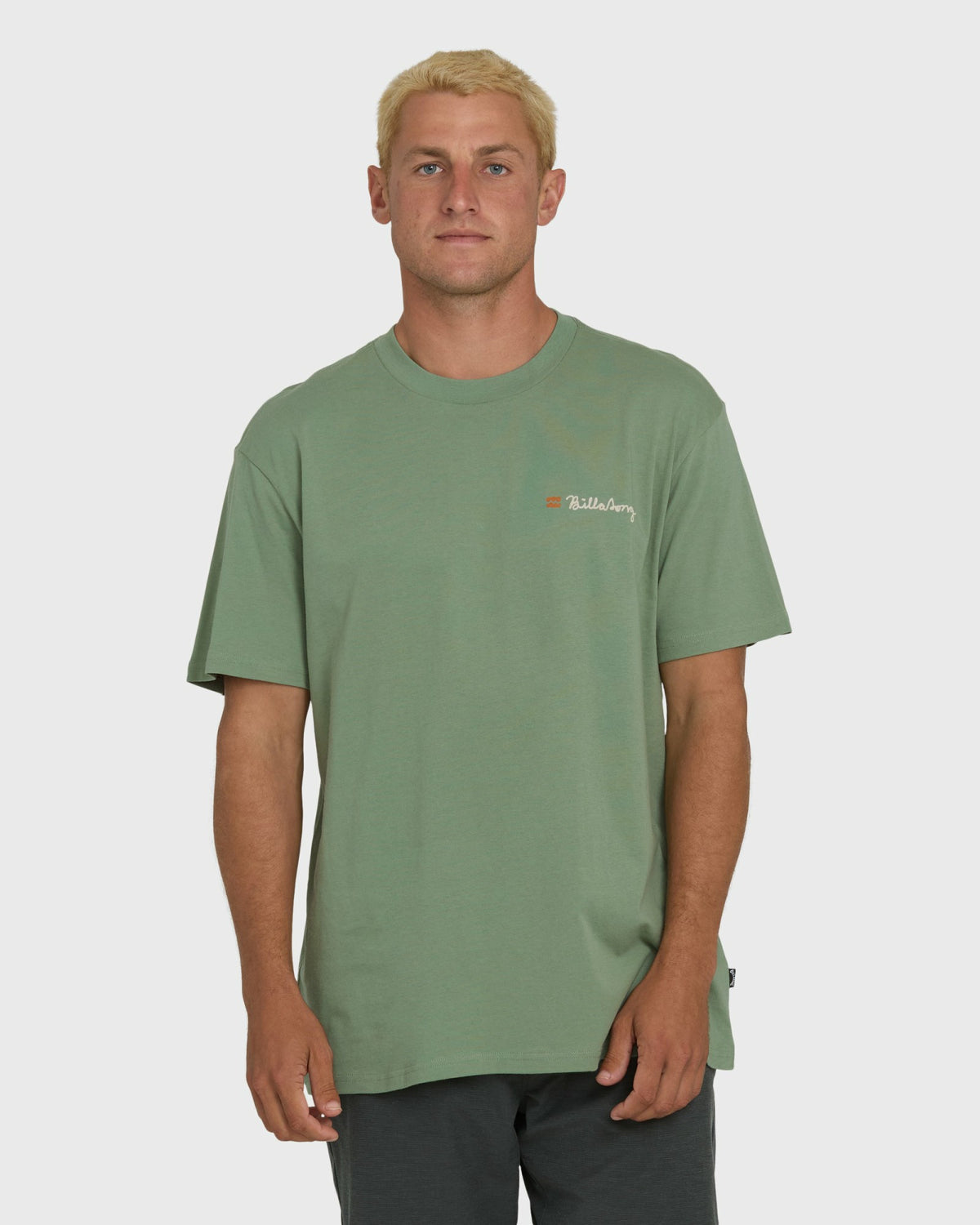 Billabong Men's Making Tracks Premium Short Sleeve Knit T-Shirt - Hedge Green