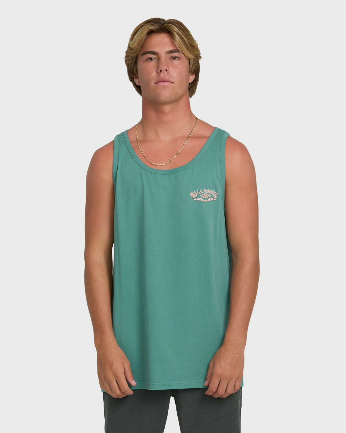 Billabong Men's Heritage Arch Premium Tank Top - Deep Sea