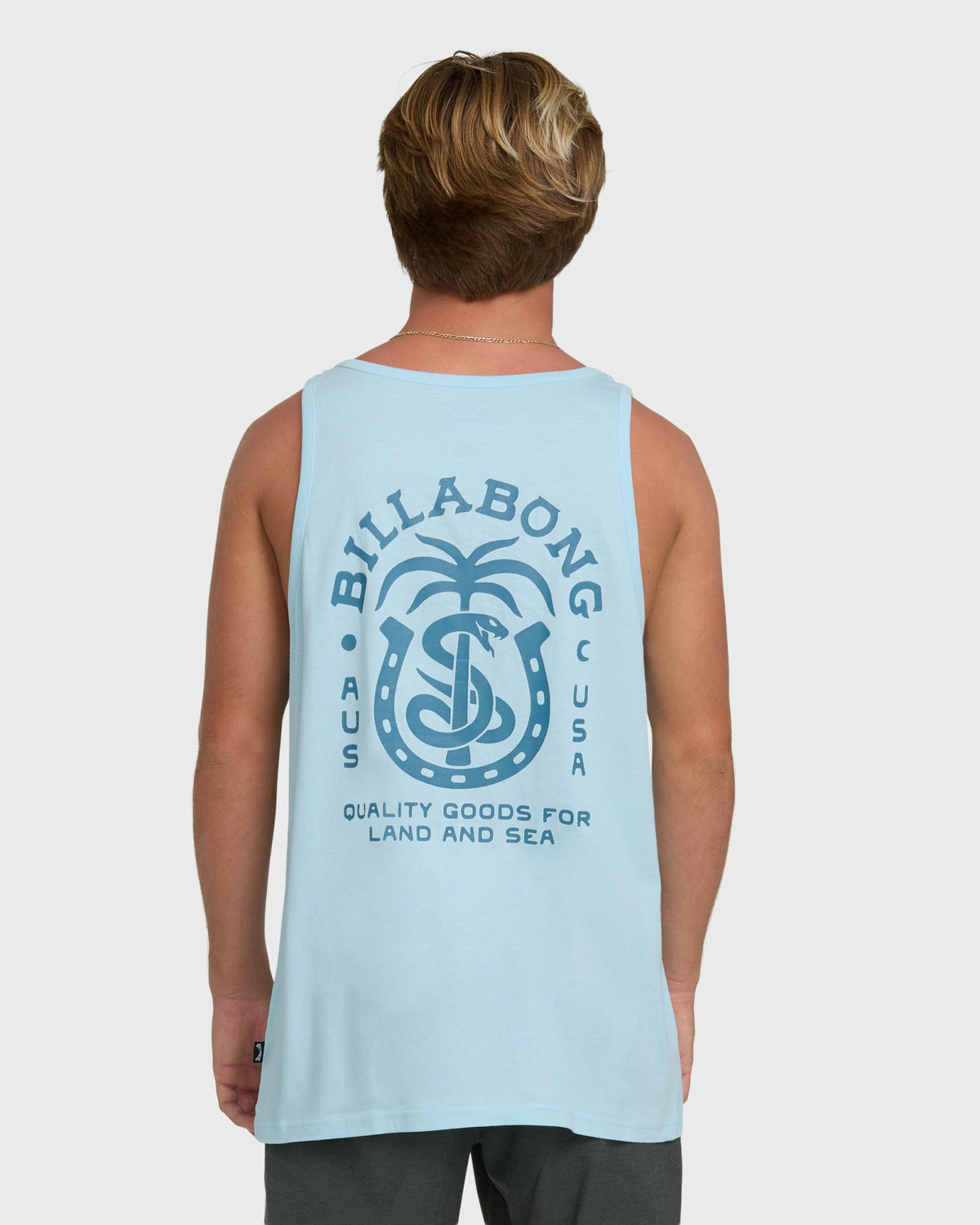 Billabong Men's Forge Premium Tank Top - Coastal Blue