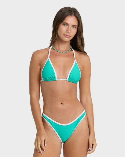 Billabong Women's Tanlines Bound Remi Triangle Bikini Top - Paradise Green