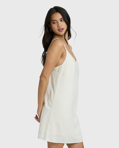 Billabong Women's Summer Love Dress - Salt Crystal