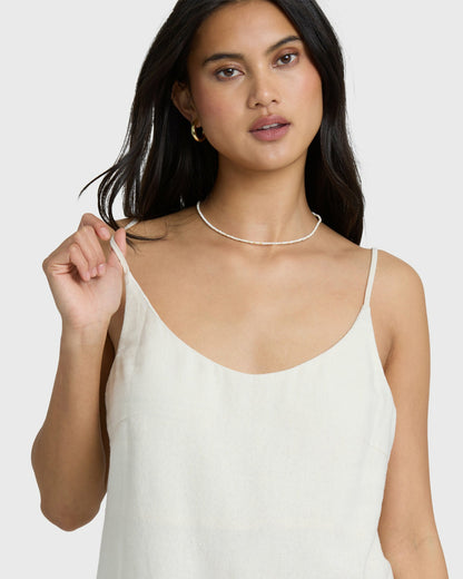 Billabong Women's Summer Love Dress - Salt Crystal