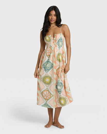 Billabong Women's Fever Dream Midi Dress - White Cap