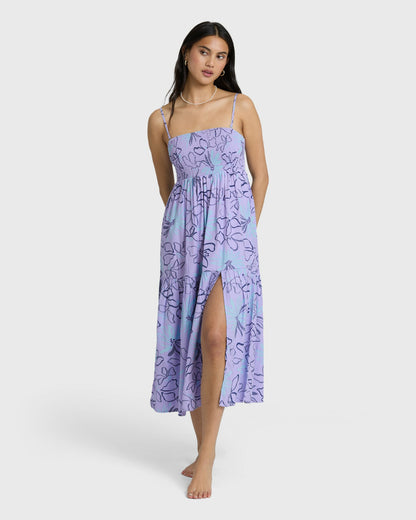 Billabong Women's Tropical Daze Midi Dress - Twilight Blue