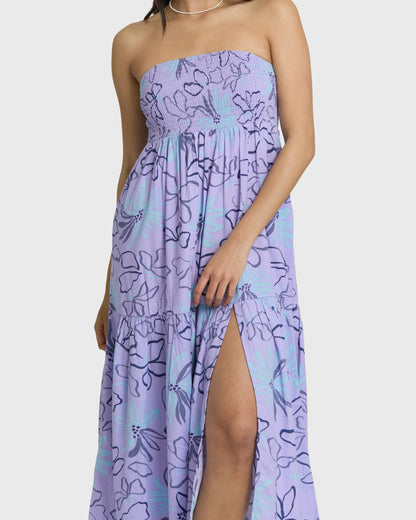 Billabong Women's Tropical Daze Midi Dress - Twilight Blue