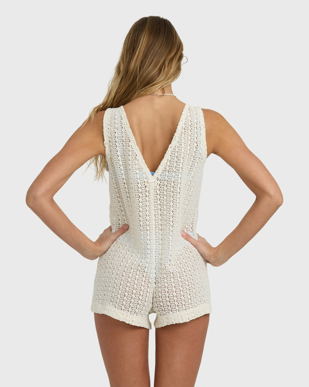 Billabong Women's Steller Time Romper - Whitecap