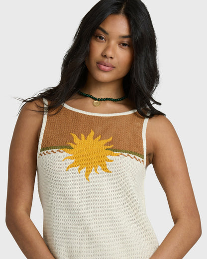 Billabong Women's Solar Babe Midi Dress - Caramel Cafe