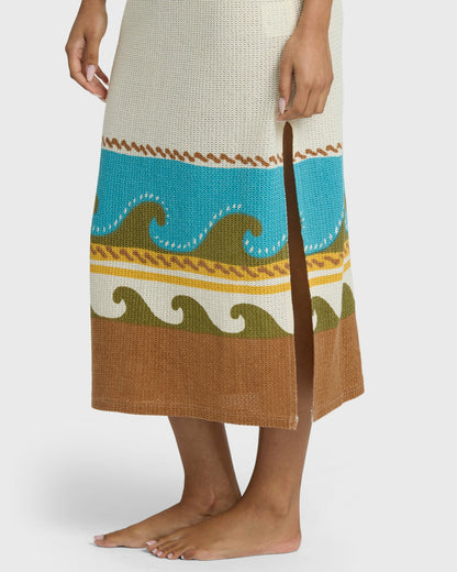 Billabong Women's Solar Babe Midi Dress - Caramel Cafe