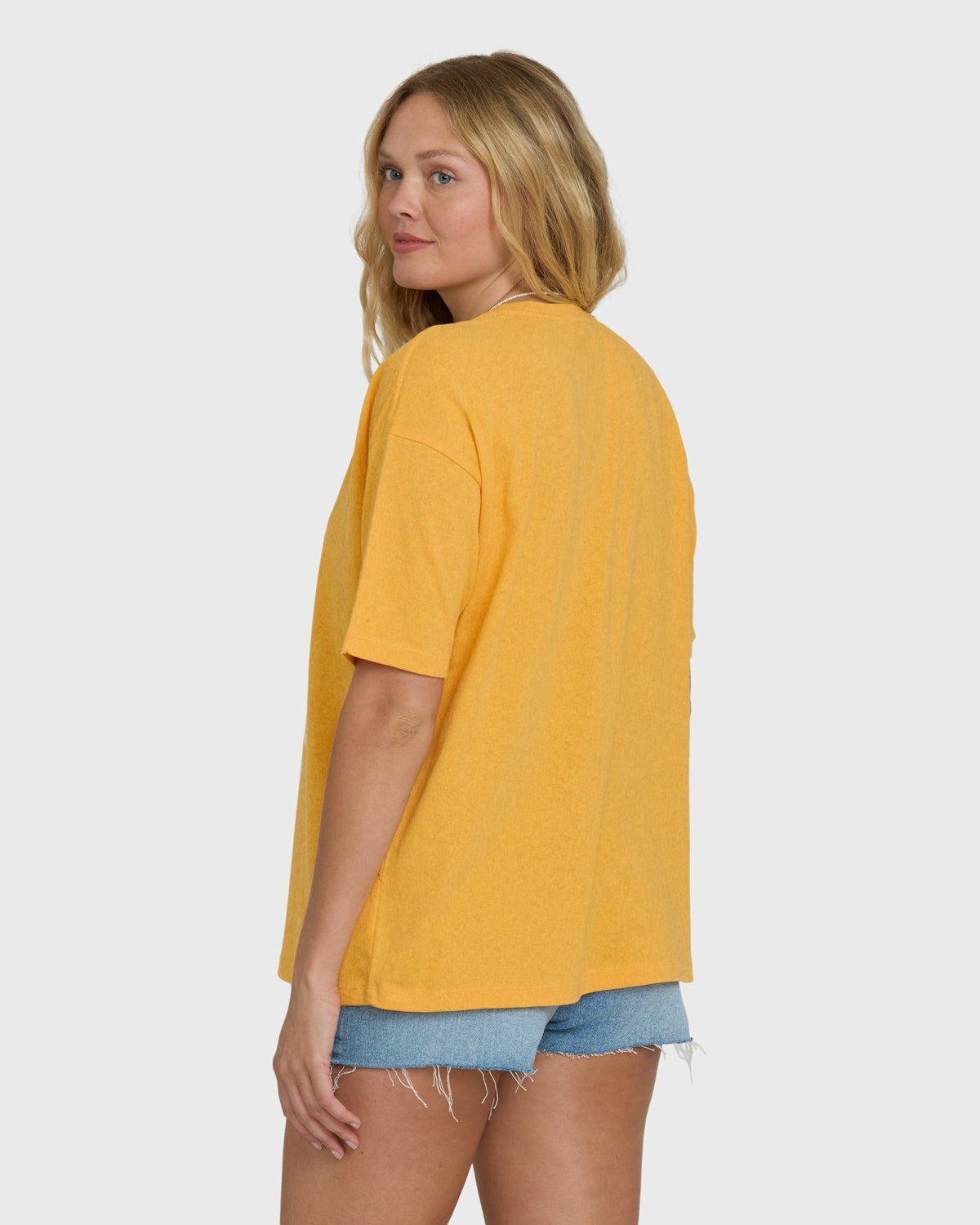 Billabong Women's Balance of Waves Short Sleeve Knit T-Shirt - Sun Kissed