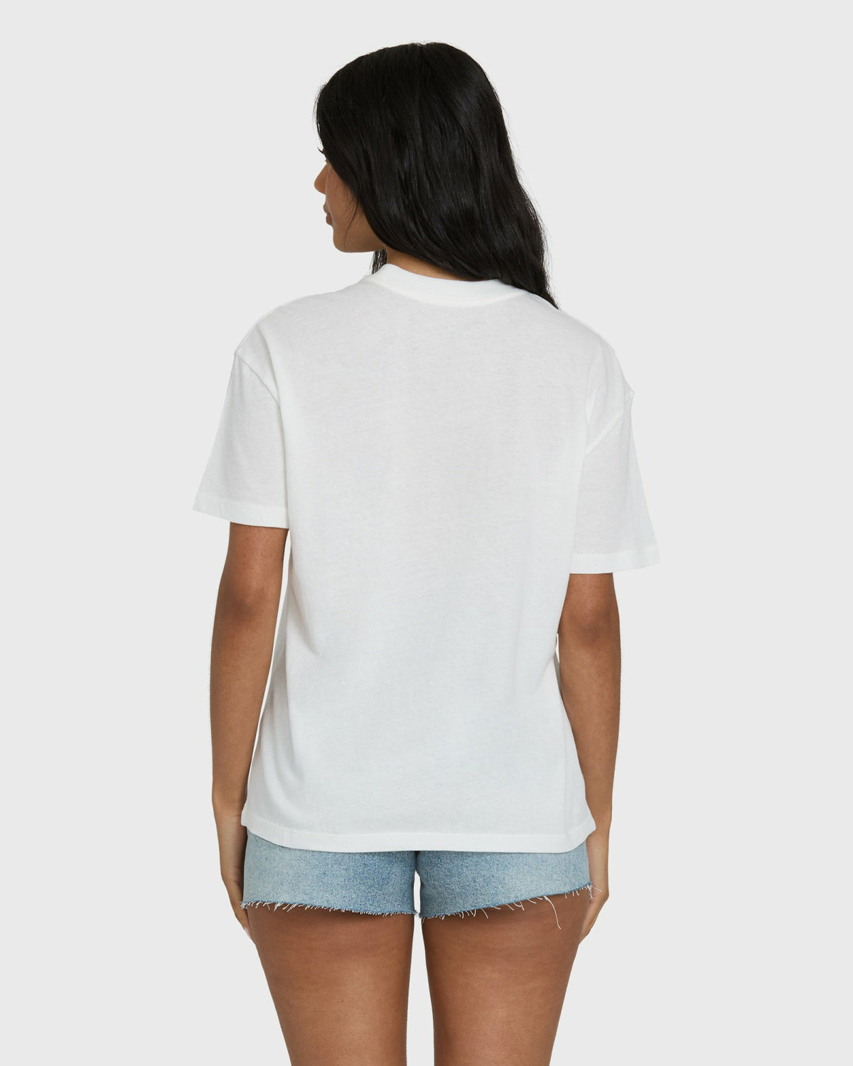 Billabong Women's Highs And Lows Short Sleeve Knit T-Shirt - Salt Crystal