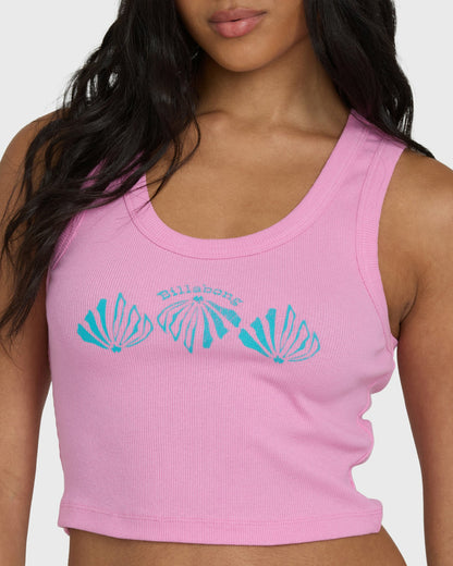 Billabong Women's Newly Found Tank Top - Party Pink