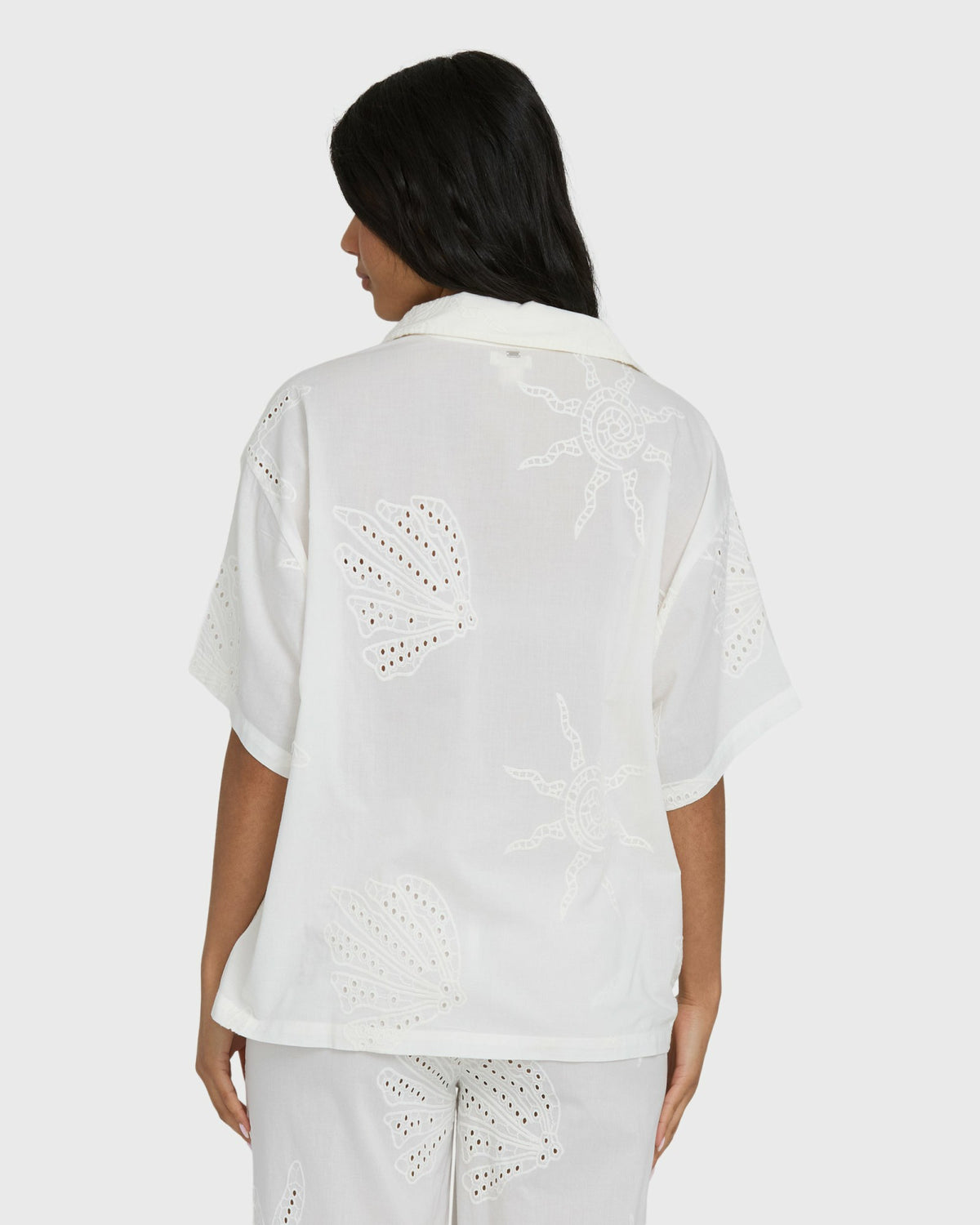 Billabong Women's Beach Livin Woven Shirt - Salt Crystal