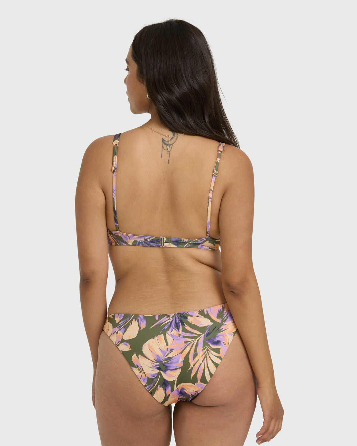 Billabong Women's Drifting Coast Reversible Tropic Bikini Bottom - Luv Army