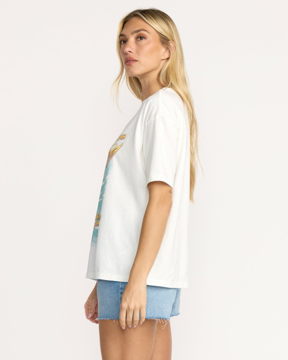Billabong Women's Where Suns Collide T-Shirt - Salt Crystal