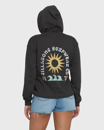 Billabong Women's Before Times Pullover Hoodie - Off Black