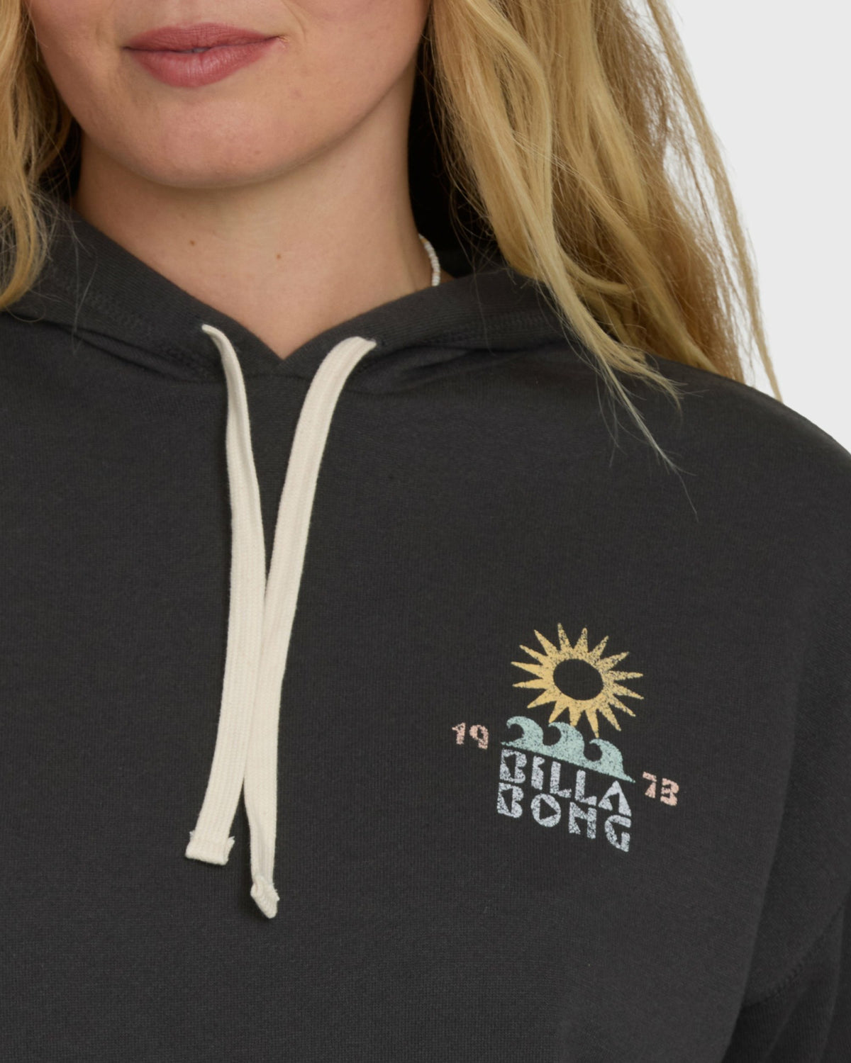 Billabong Women's Before Times Pullover Hoodie - Off Black