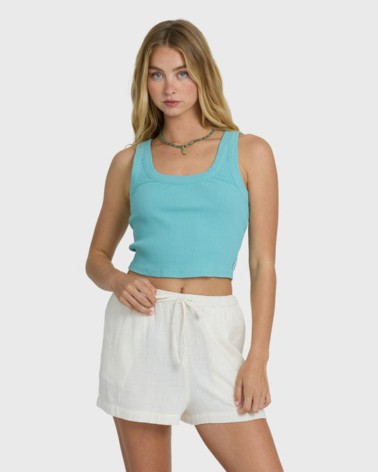 Billabong Women's Wanderer Woven Shorts - Salt Crystal