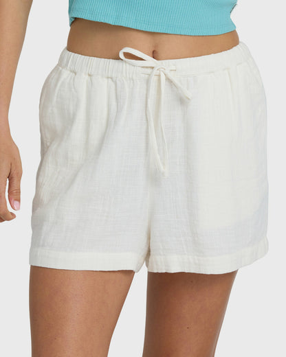Billabong Women's Wanderer Woven Shorts - Salt Crystal