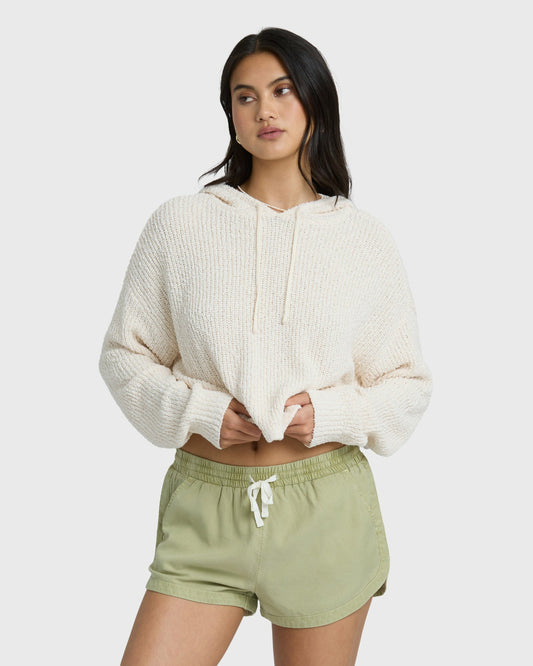 Billabong Women's Road Trippin Elastic Waist Shorts - Avocado