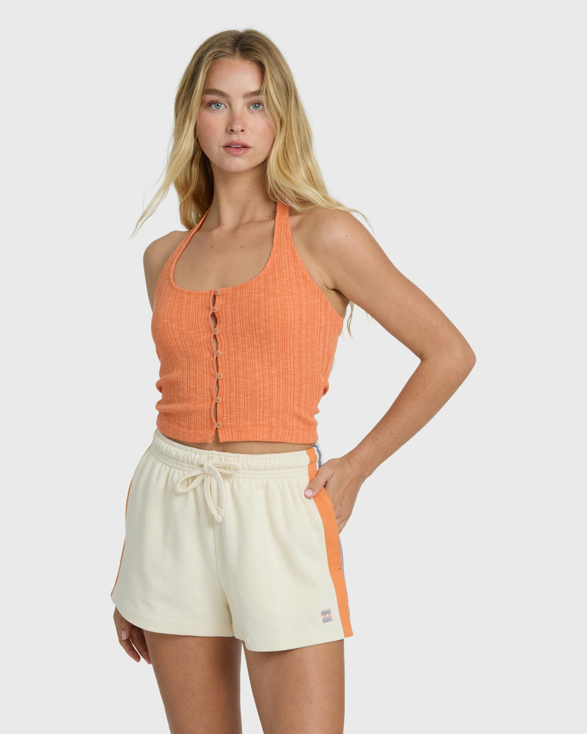 Billabong Women's Classic Feels Sweatshorts - White Cap